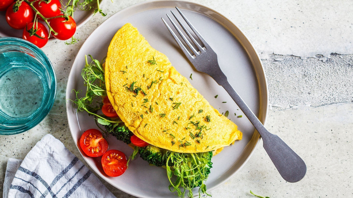 Protein-packed Chickpea Flour Omlette (Ve)