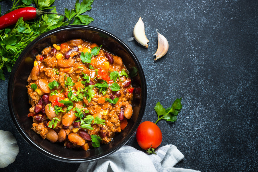 ‘Magic Beans’ 4-Bean Chilli (Ve)